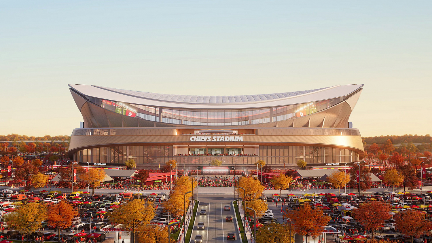 Kansas City Chiefs построят закрытый стадион на 70 000 зрителей к 2031 году