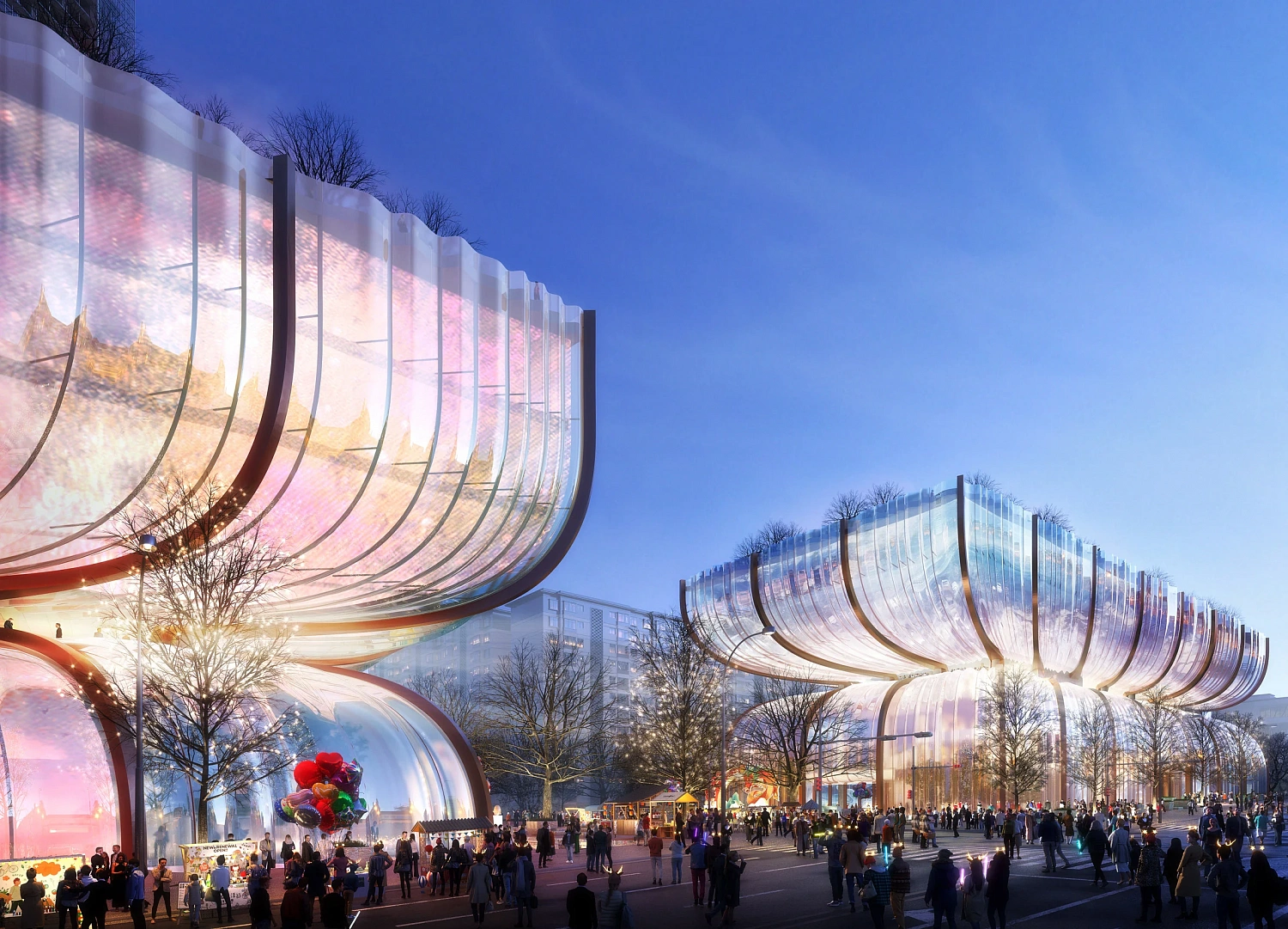 Heatherwick Studio рассказали о проекте торгового центра с волнистым стеклом в Сеуле